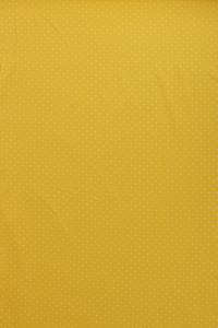 Teplákovina - Puntíčky - žlutá - 125