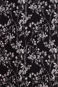 Viskoza - Květy na černé
