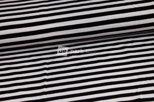 Úplet - Proužek - černá/bílá