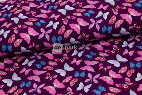 DESIGNED BY DE-PARK - Úplet - Motýlci na fialové