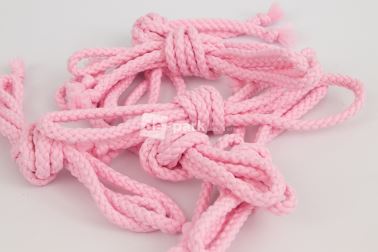 Šňůra - DO KAPUCE - světle růžová - 331