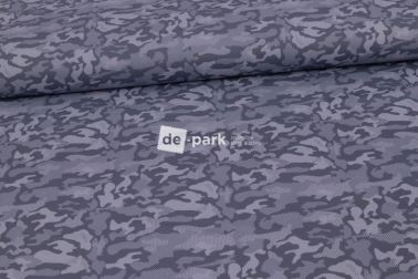 Legins - matný úplet - Maskáč - denim