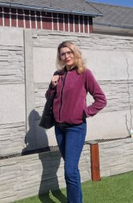 Menčester - strečový - stredne džínsovo modrá (10)