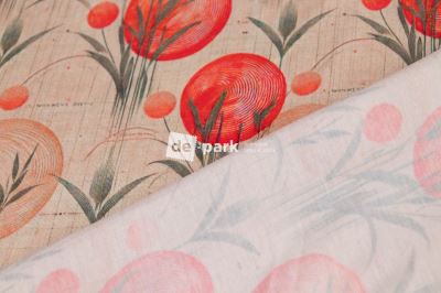 Viskozový úplet - Bambus - ríbezľovo červená (8)