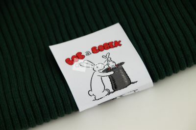 Tkaná etiketa obojstranná - Bob a Bobek (7)