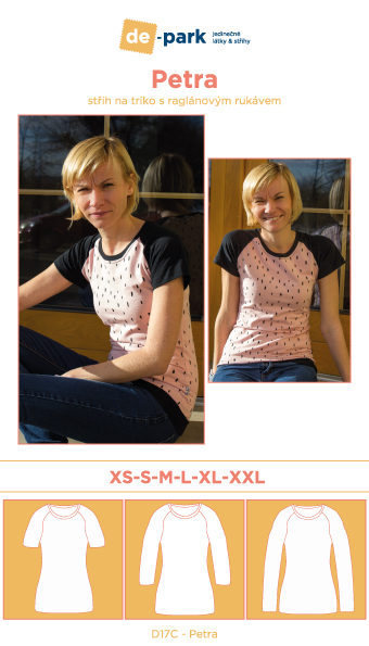 Papírový střih 3v1 - Petra vel.XS-XXL