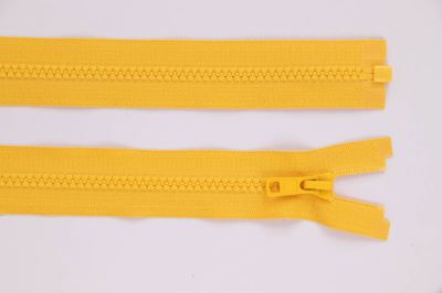 Zip YKK - kostěný dělitelný - žlutá - 125