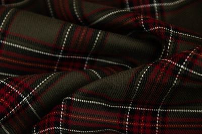 Tartan - skotská kostka - khaki (5)
