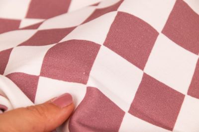 Teplákovina - Kostka - starorůžová (8)