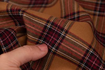 Tartan - skotská kostka - koňaková (6)