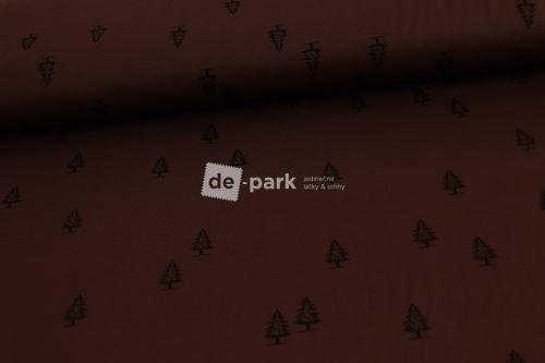DESIGNED BY DE-PARK - Úplet - oboulícní -  KOLEKCE LES - čokoládově hnědá - 729