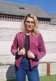 Menčester - strečový - staroružová (7)