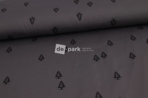 DESIGNED BY DE-PARK - Počesaný funkční úplet - KOLEKCE LES - středně šedá