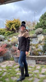 Zimné softshell 10/3 - KOLEKCIA LES - tmavé cappuccino (3)