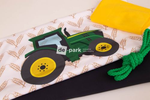 Balíček č.351 - Zimní softshell - panel Traktor