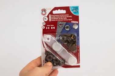 Moto druky - patenty - staromosaz - 15mm