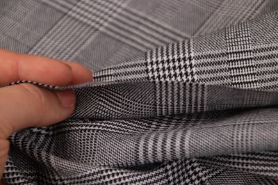 Tartan - skotská kostka - černobílá (7)