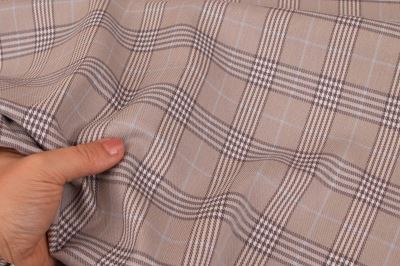 Tartan - skotská kostka - béžová (5)