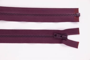 Zip YKK - kostěný dělitelný - mauve