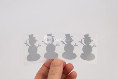 Reflexné nažehľovačky - snehuliaci