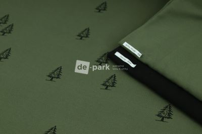 Úplet - oboulícní - KOLEKCE  LES - army khaki - 684 (8)