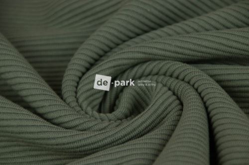 Teplákovina 3D - Stripe - khaki