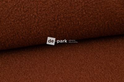 Pružné buklé - kaštanová