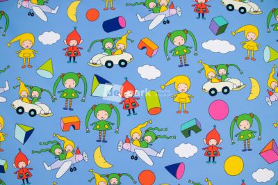 DESIGNED BY DE-PARK - Letné softshell - Kúzelná škôlka - modrá (2)