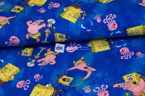 Úplet - Spongebob - modrá
