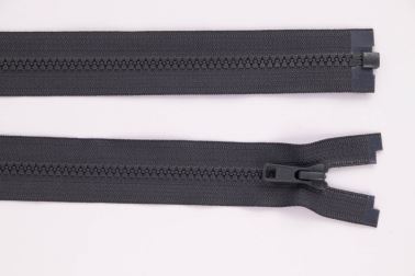 Zip YKK - kostěný dělitelný - antracitová - 888