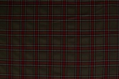 Tartan - skotská kostka - khaki (1)
