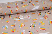 DESIGNED BY DE-PARK -  úplet Ovečky z Déčka - béžová