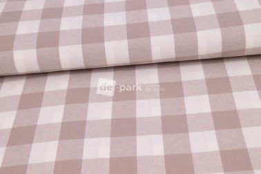 Flanel - Kocka - mocca