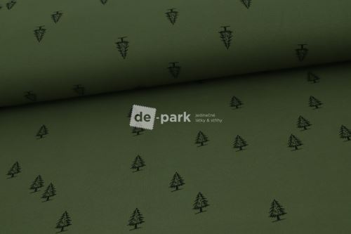 DESIGNED BY DE-PARK - Úplet - oboulícní - KOLEKCE  LES - army khaki - 684