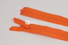 Zip YKK - 85 cm - dělitelný - oranžová