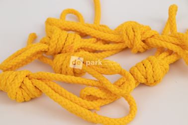 Šňůra - DO KAPUCE - žlutá - 125