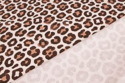 Teplákovina - Glamour gepard - hnědá (5)