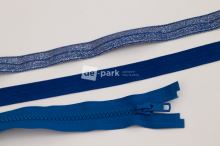 Lemovací pruženka s lurexem - královsky modrá - 558 (3)