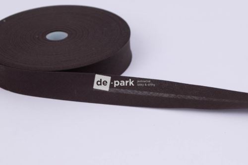 Šikmý proužek - čokoládově hnědá