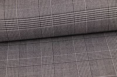 Tartan - skotská kostka - černobílá