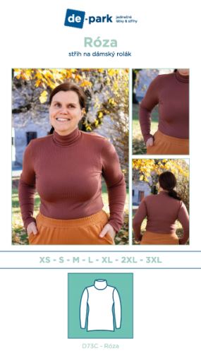 Papierový strih - Róza veĺ. XS-XXXL