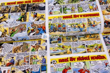 Úplet - Panel Rychlé šípy - komiks