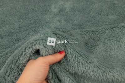 DOUBLEFACE FLEECE - eukalyptová (4)