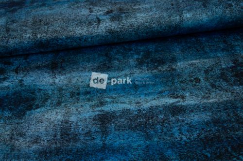 DESIGNED BY DE-PARK - Push up úplet na legíny - Modrý beton