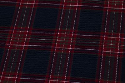 Tartan - skotská kostka - vínová (4)