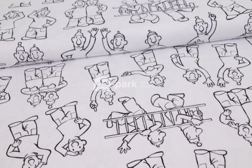 Úplet - Pat a Mat - černobílá