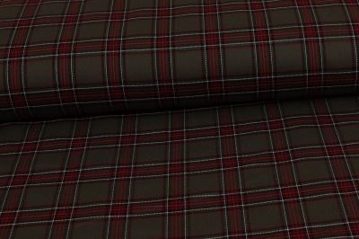 Tartan - skotská kostka - khaki (9)