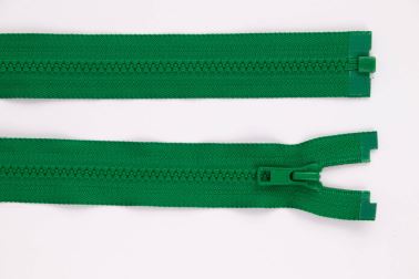 Zip YKK - 75cm - dělitelný - trávově zelená - 617