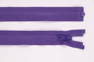Zip YKK - kostěný dělitelný - fialová - 458