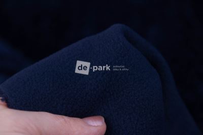 DOUBLEFACE FLEECE - černomodrá - 1 ks - 0,50 m (5)